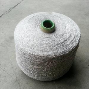 [11921] 麻赛尔 - 湖南玉帛纺织 - 24s 2 黑亮片  - 定重 25 公斤/件